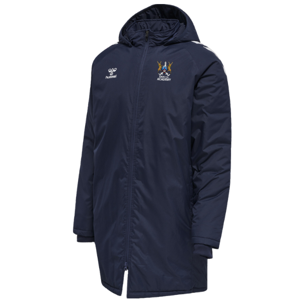 Ards FC Academy Hummel Navy Blue Bench Coat